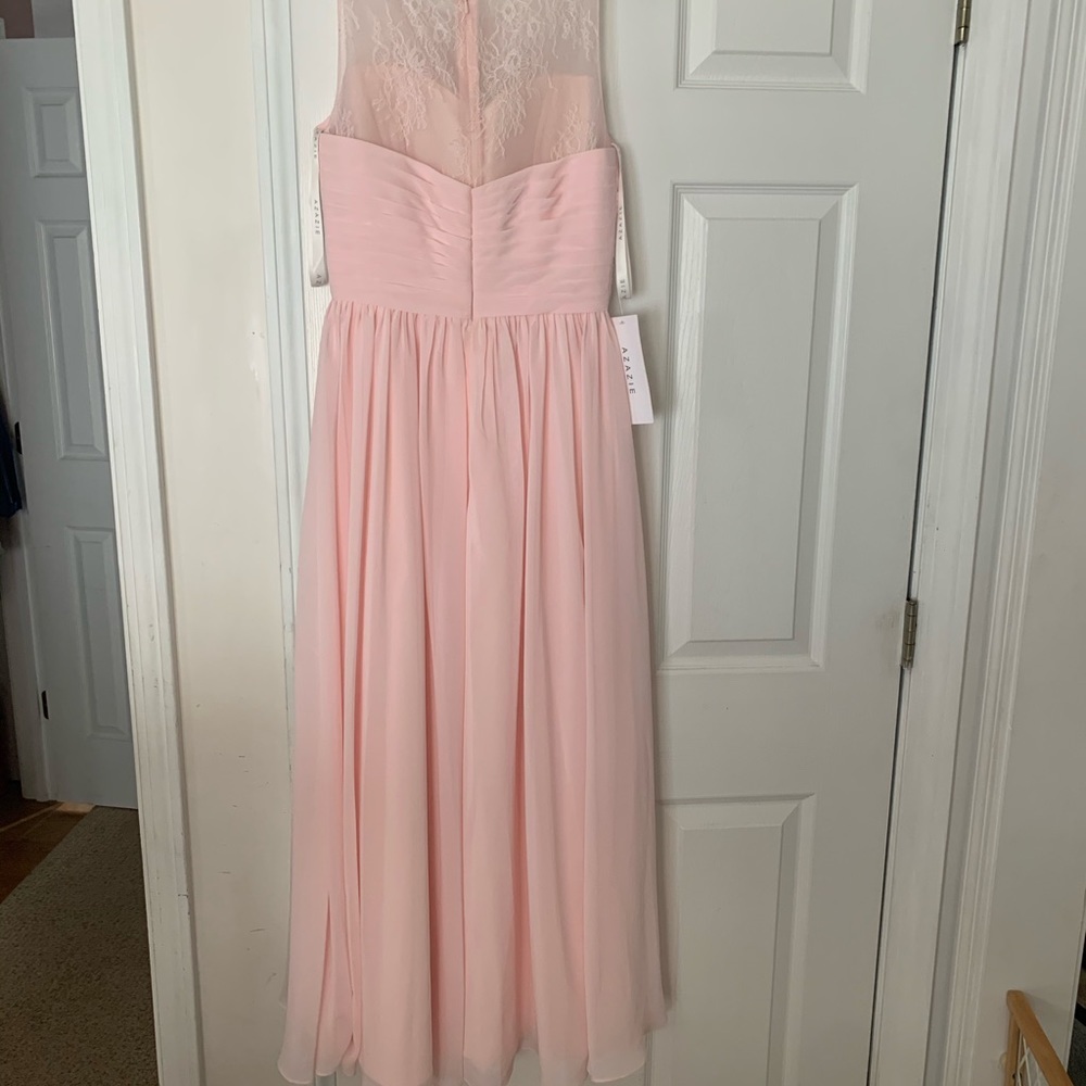 Azazie Aliyah blushing pink formal dress - Picture 2 of 6